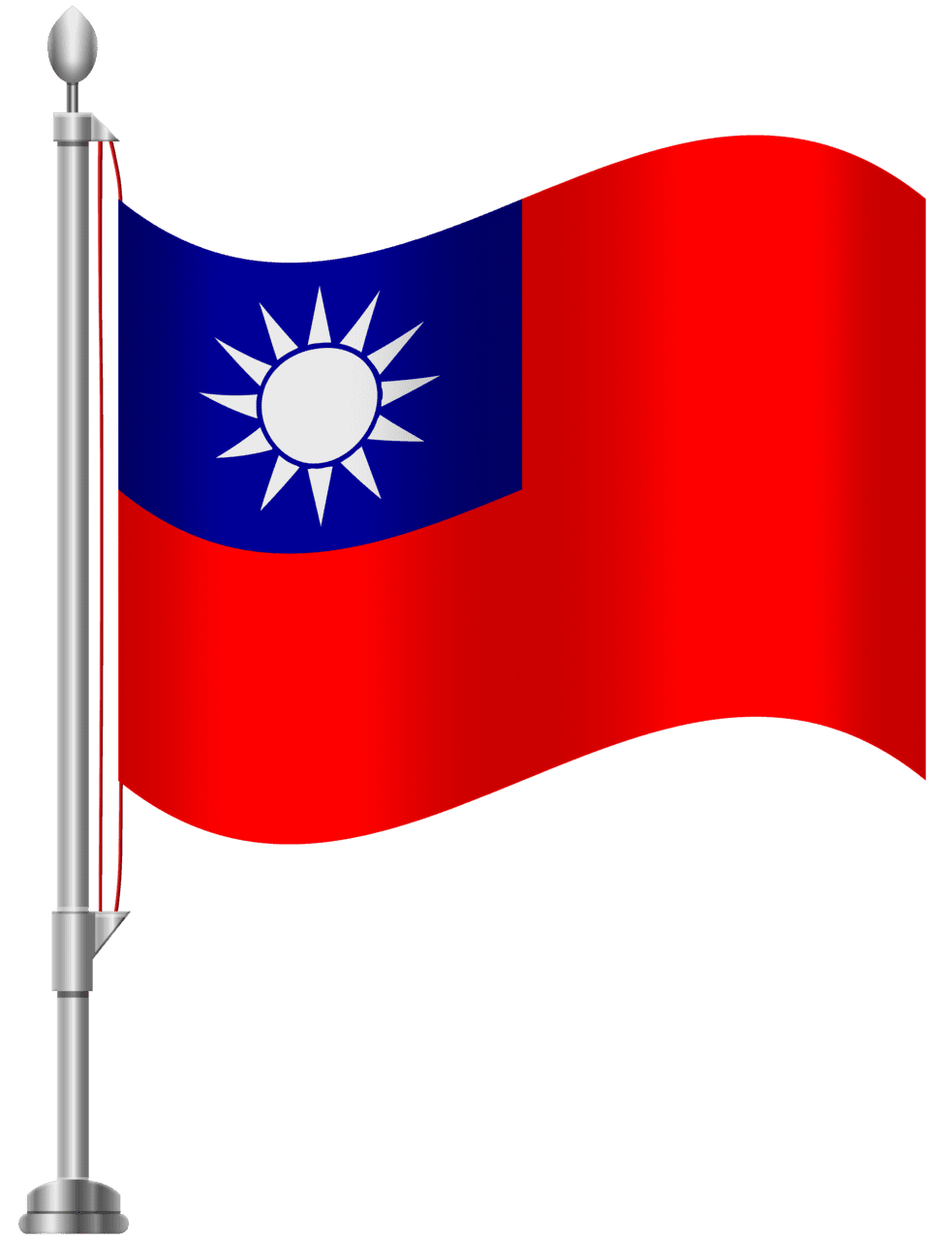 Taiwan flag clipart best free