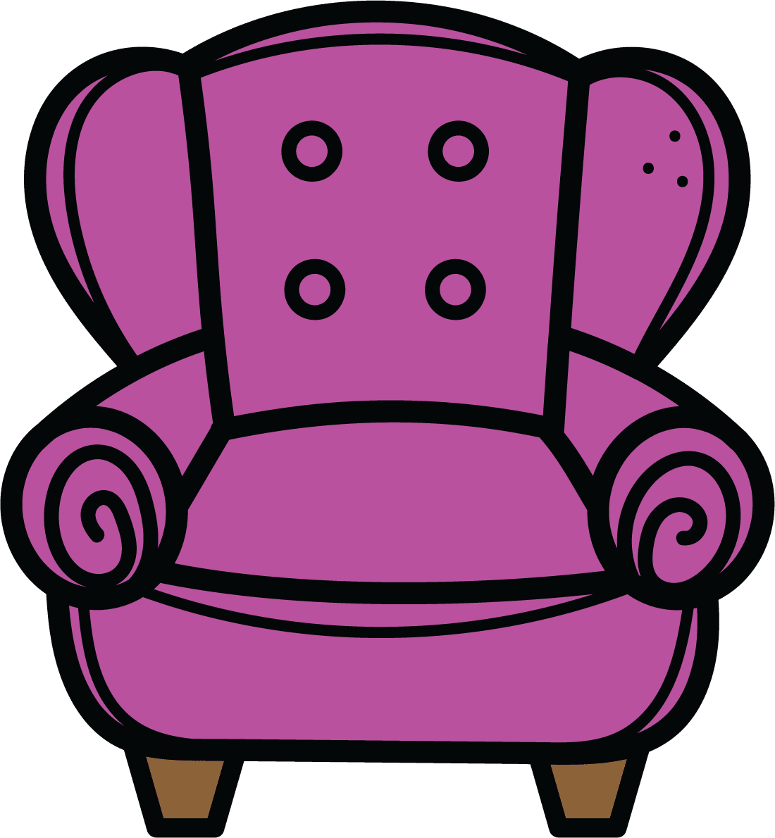 Chair pin page clipart picture