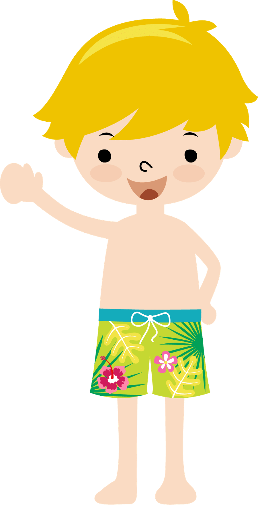 Swimming pin page clipart image