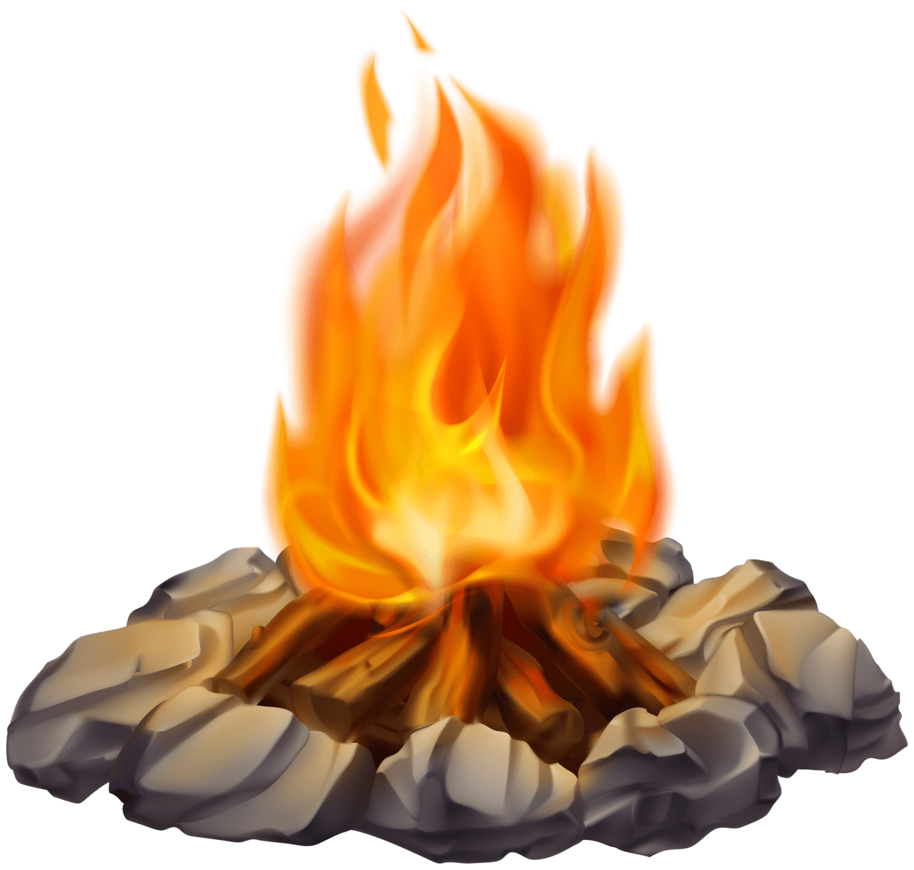 Campfire clipart image high quality images and