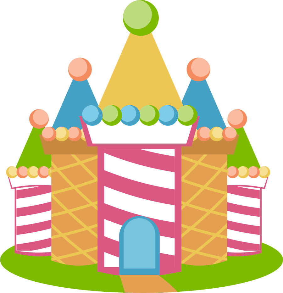 Castle candyland clipart picture