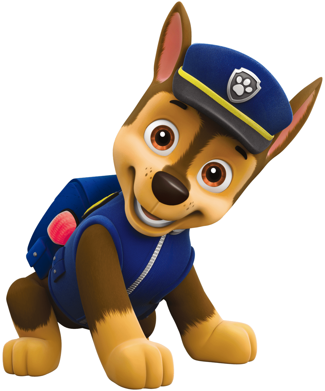 Police paw patrol chase cartoon image clipart