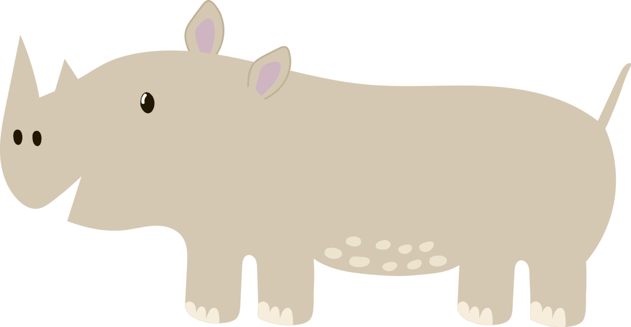 Hippo pin page clipart background 3