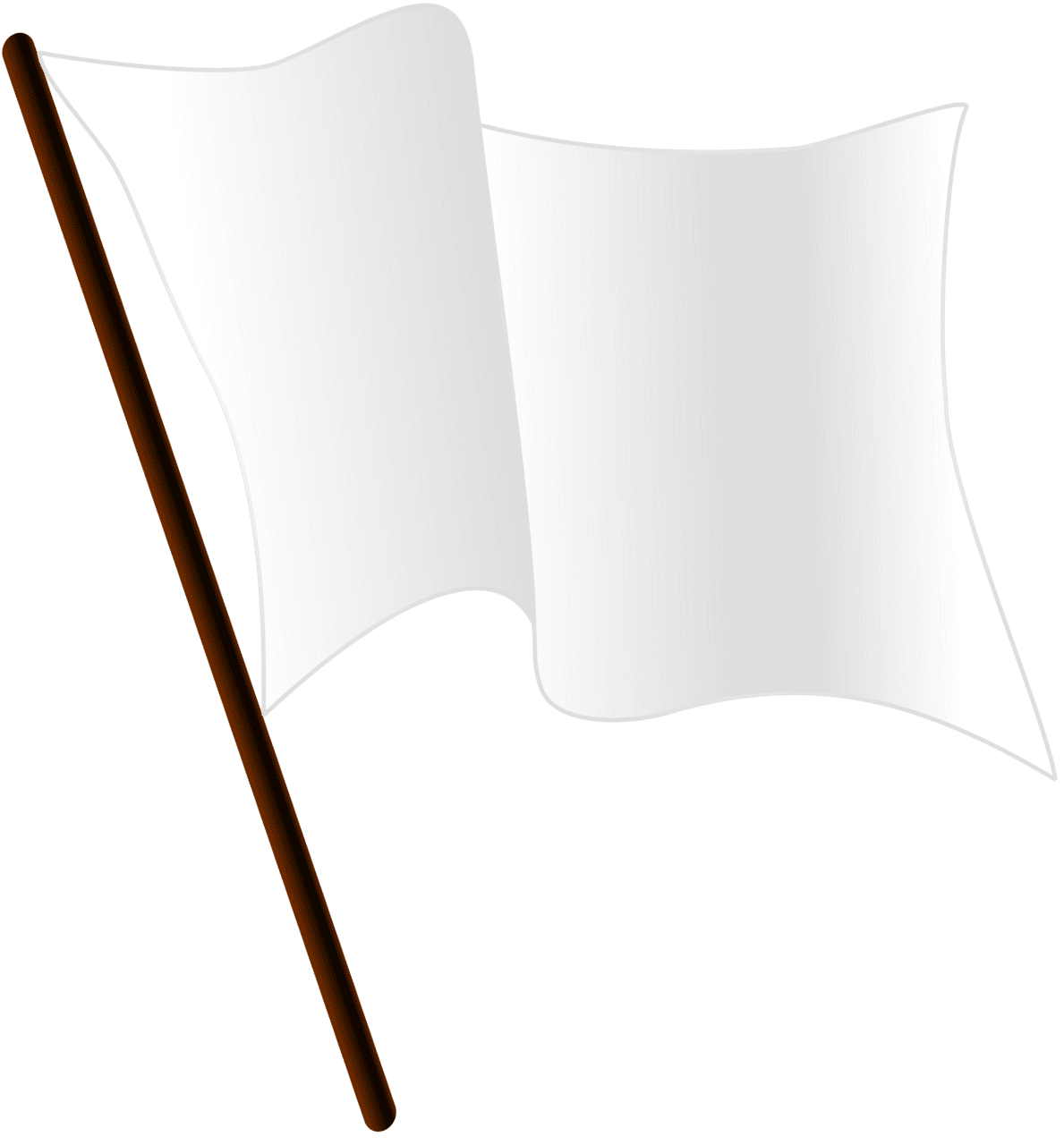 White flag clipart free