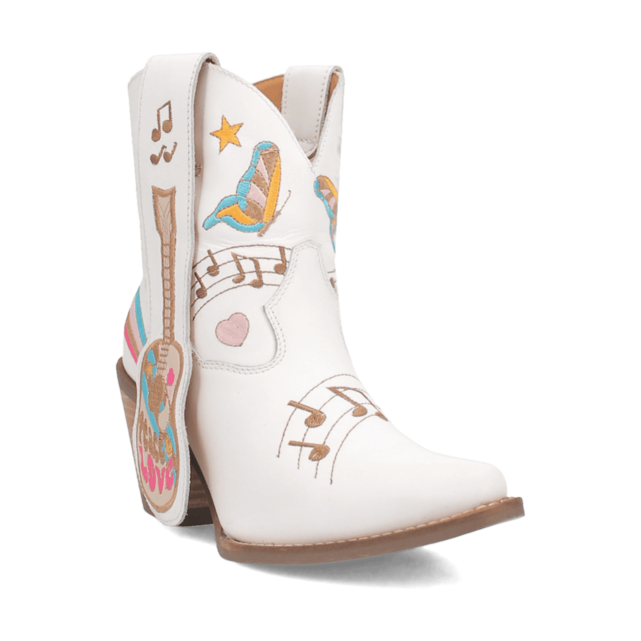 Cowgirl boots melody leather bootie clipart free