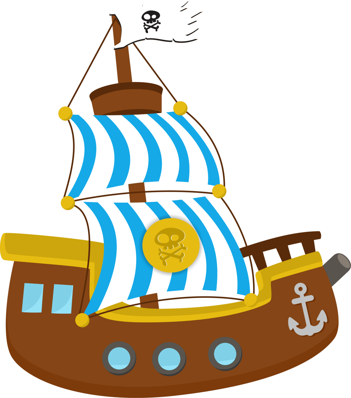 Pirate pin page clipart picture 3