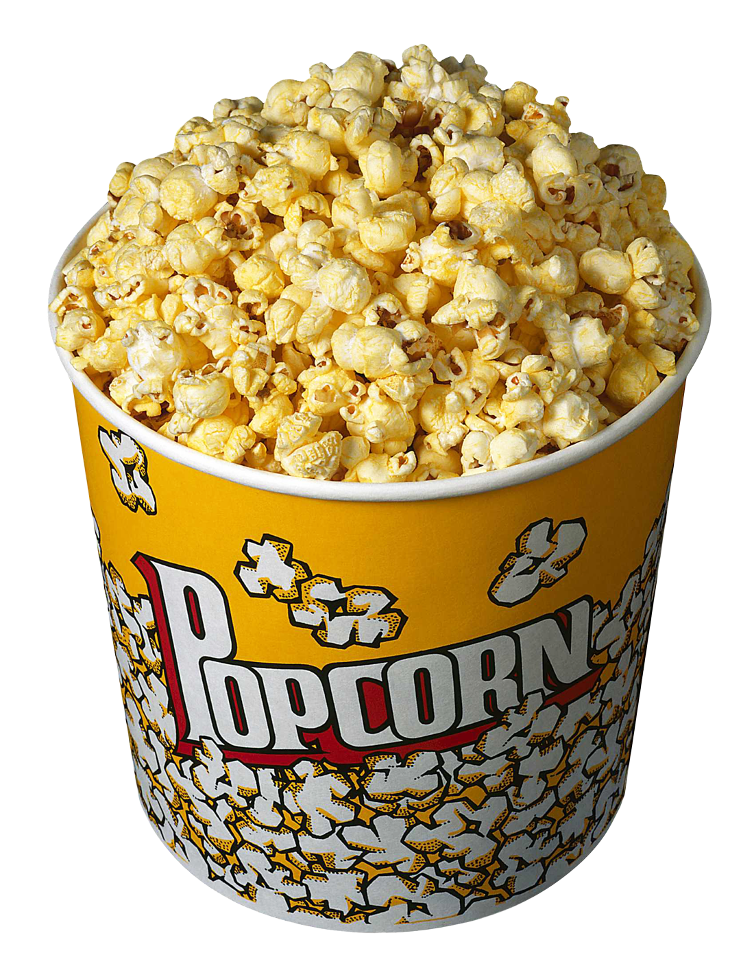 Snack popcorn clipart vector