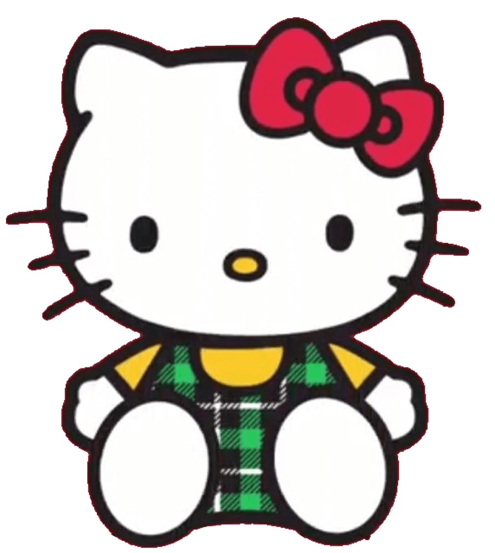 Hello kitty pin page clipart transparent 5