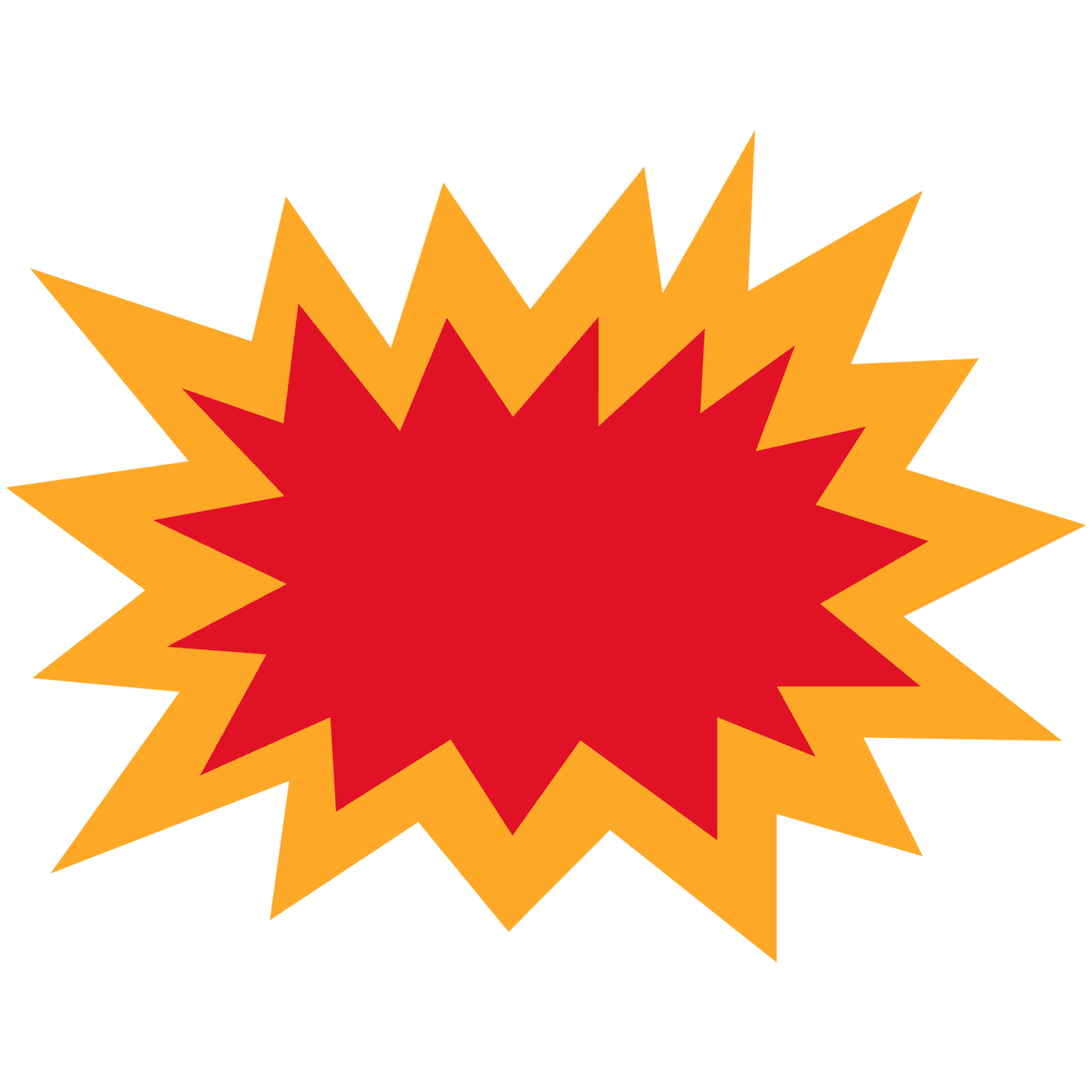 Explosion pin page clipart transparent