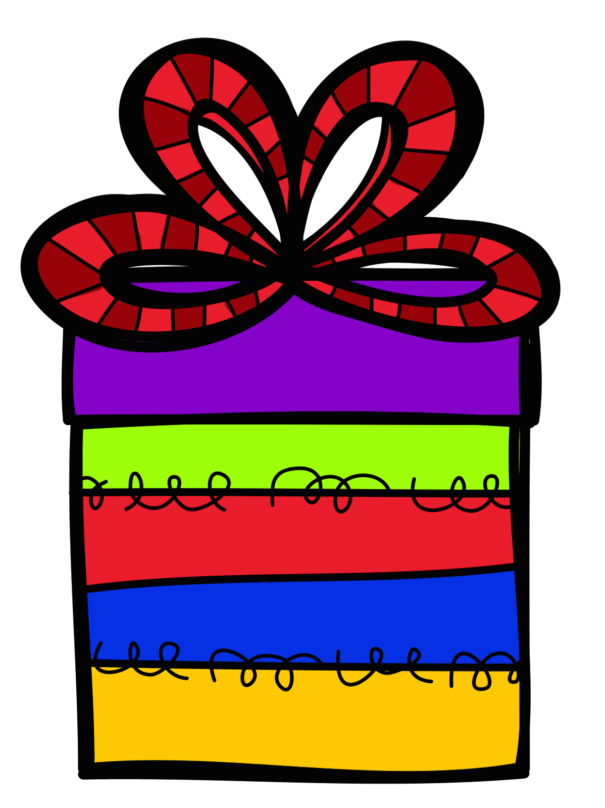 Christmas present september clipart logo