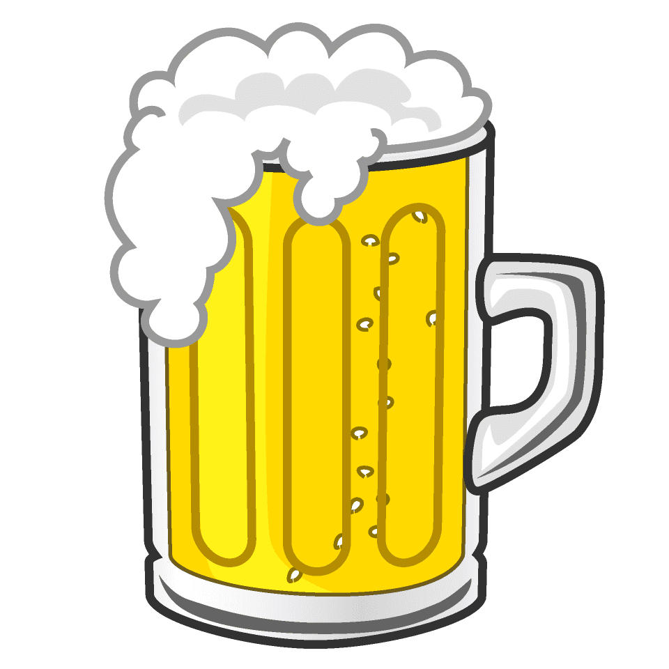 Beer taza im gene illustoon es clipart vector