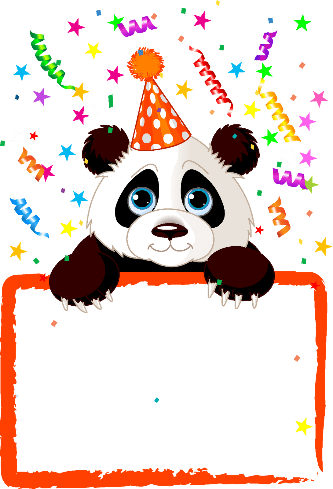 Panda pin page clipart free