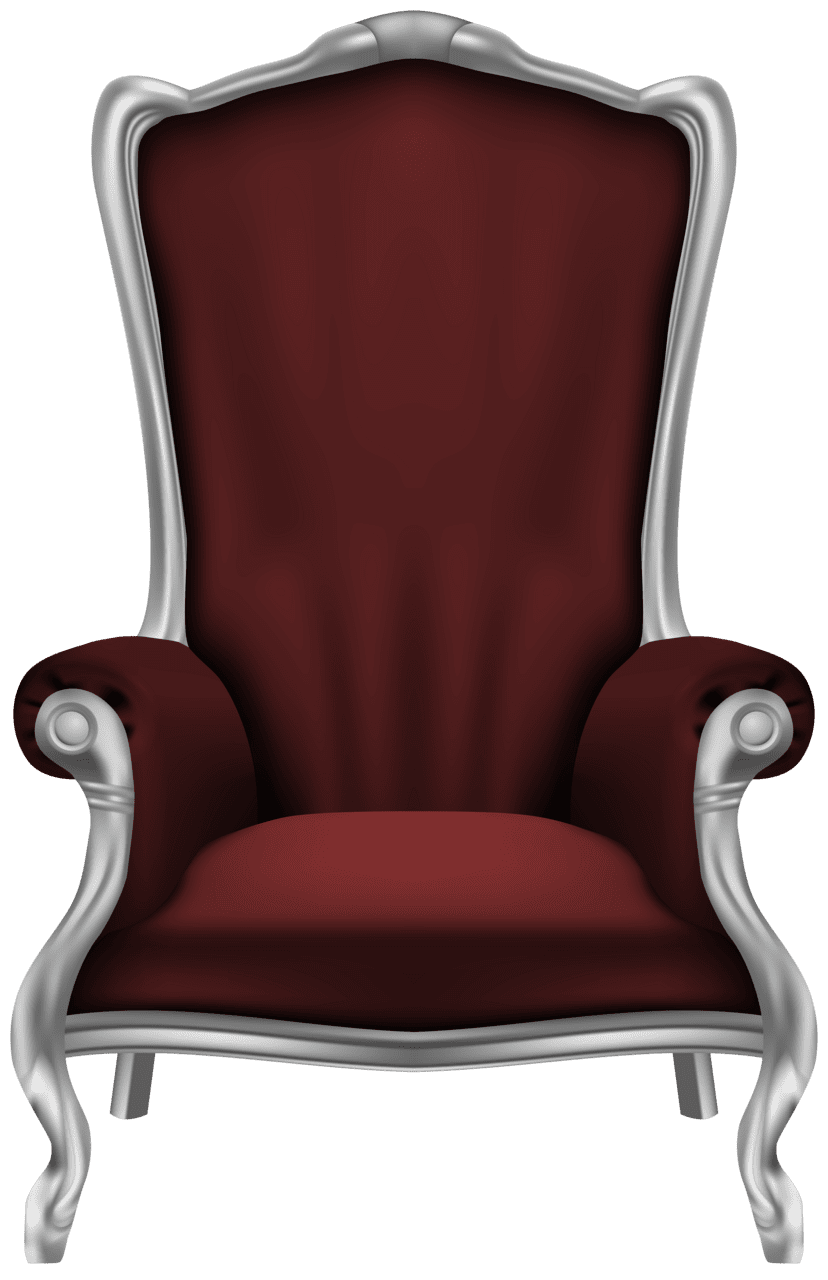 Arm chair red clipart photo