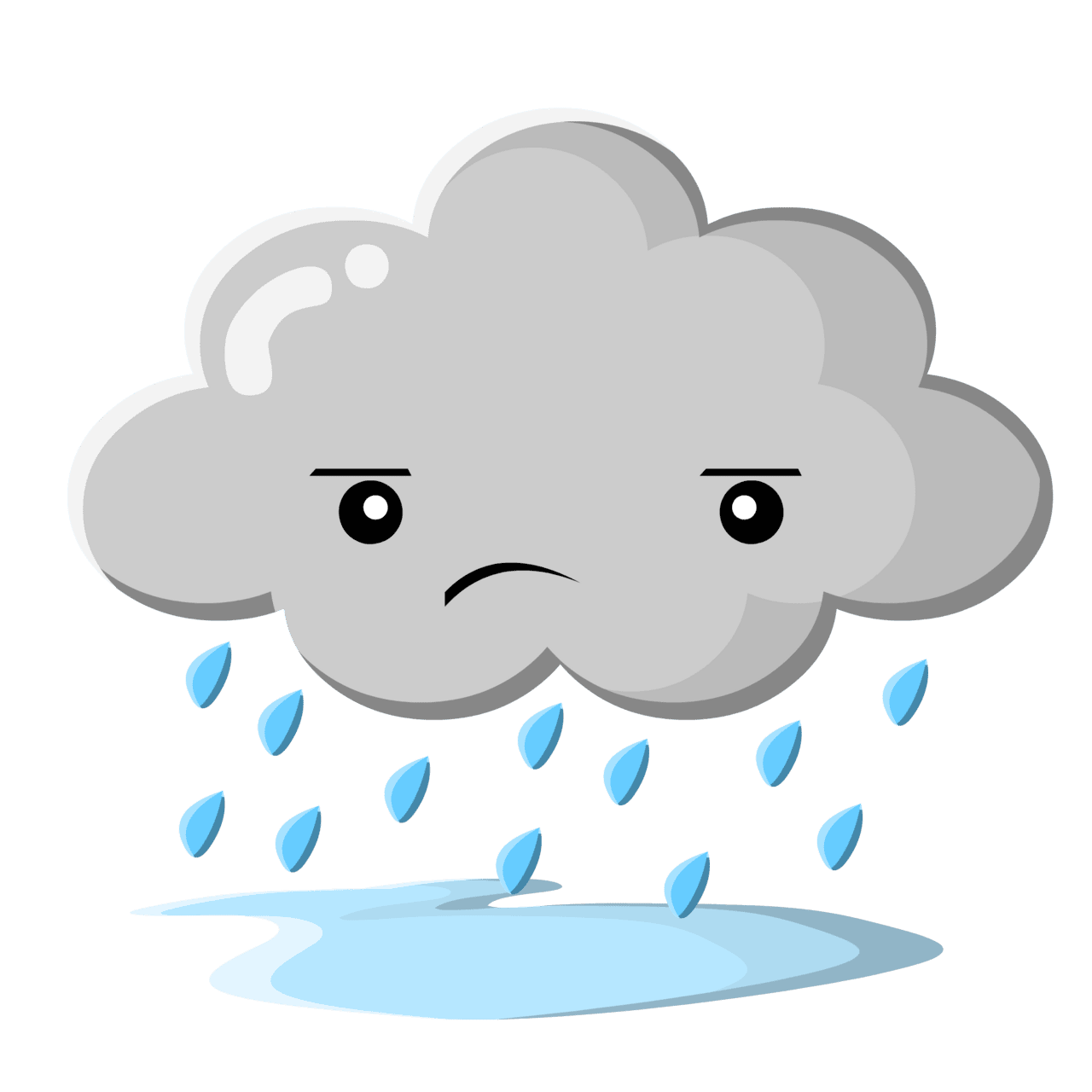 Sad rain cloud clipart vector vbo suggest 2