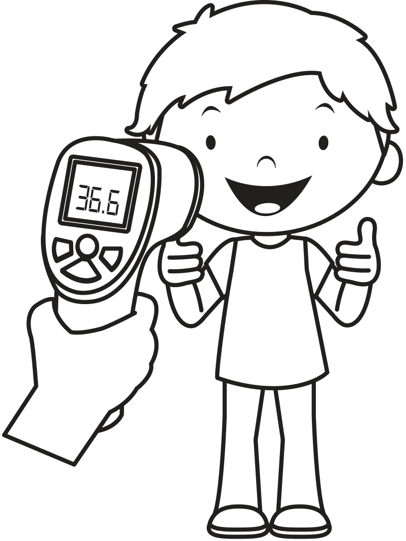 Thermometer pin page clipart clip art