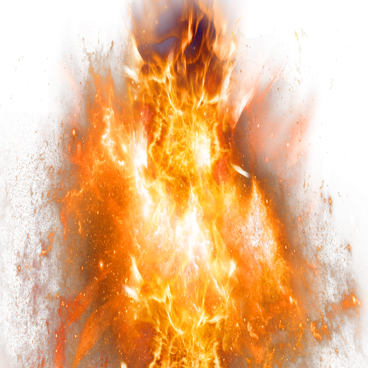 Fire flame sparkl explosion clipart clip art