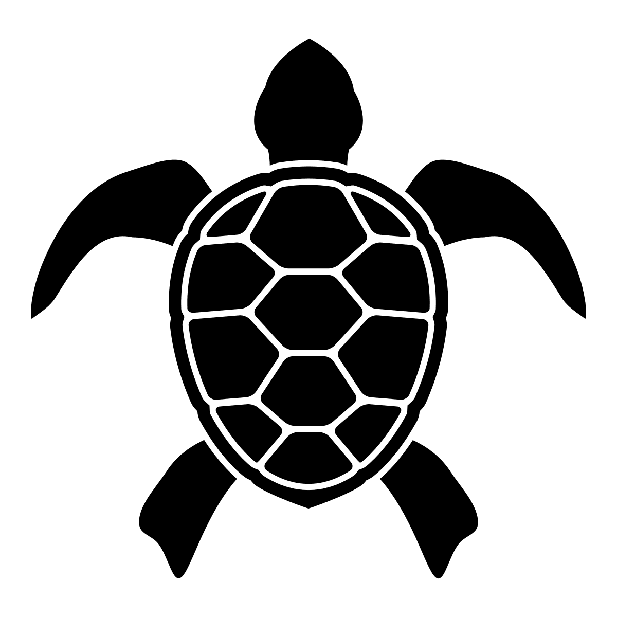 Sea turtle friends of animals clipart free