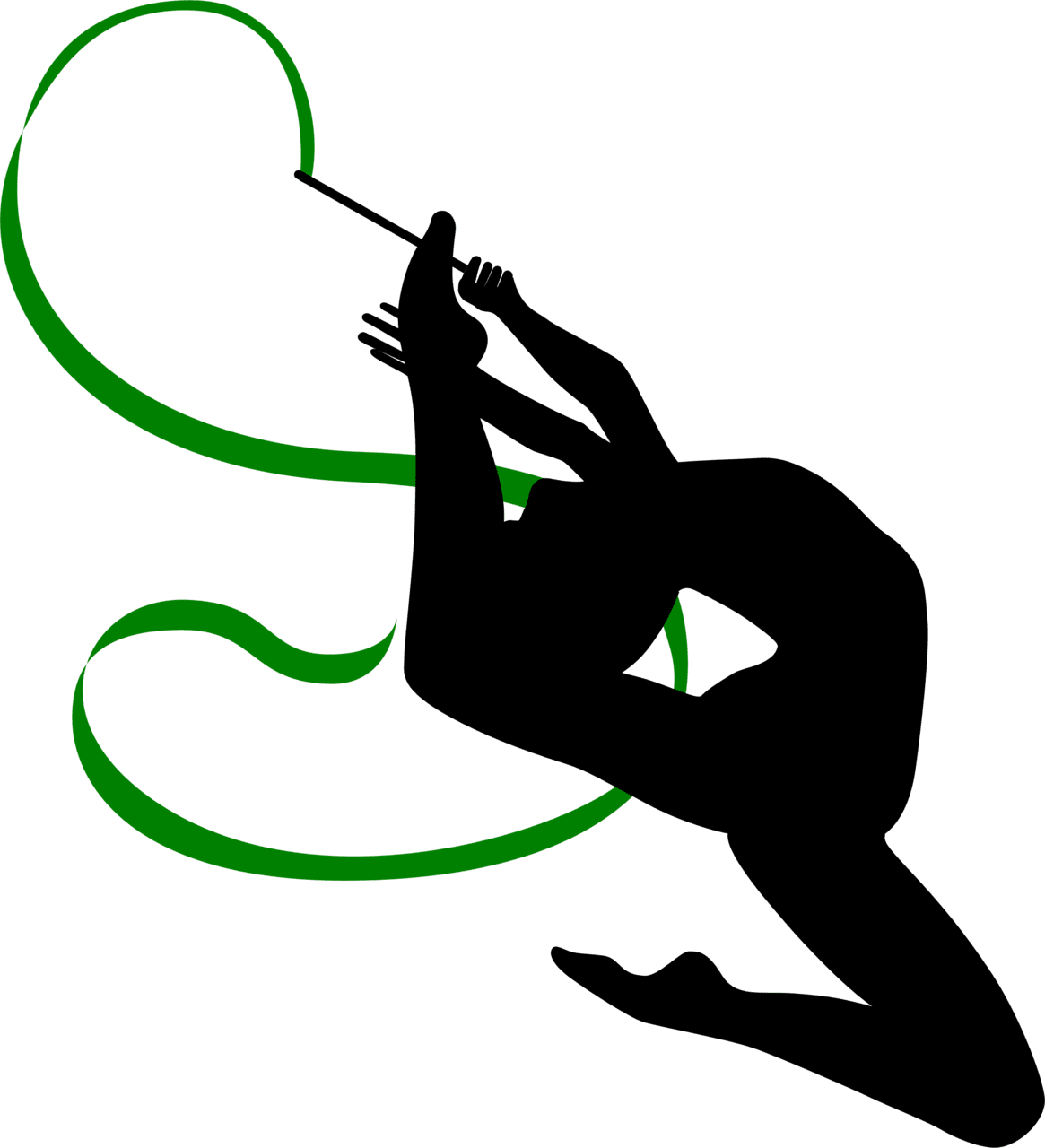 Gymnastics pin page clipart image