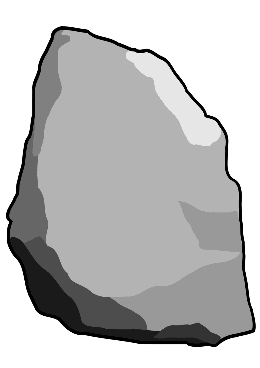 Grey stone rock vector clipart image photo cc images