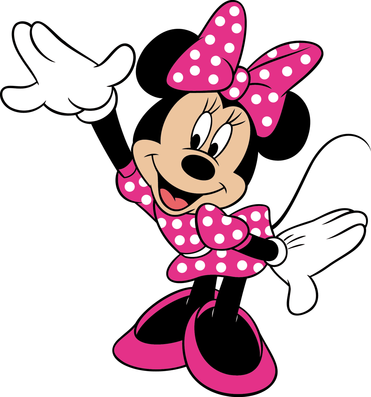 Minnie mouse pin page clipart image