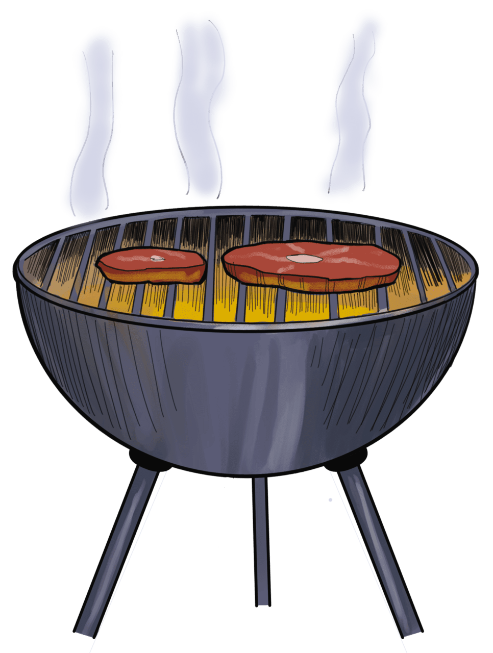 Bbq zaj getting meal together study hmong clipart clip art