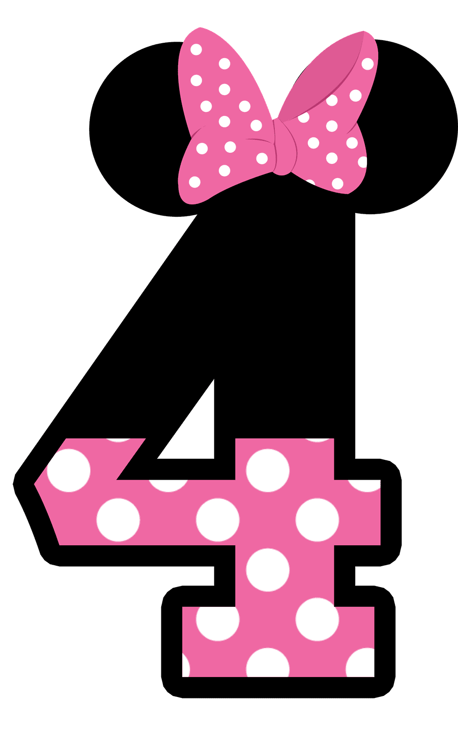 Clipart letters minnie mouse for review logo