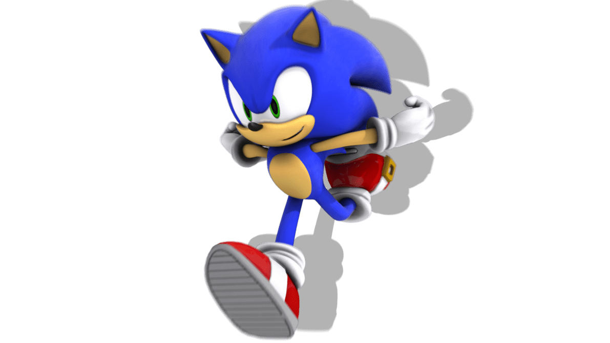 Running sonic the hedgehog run render by blitzplum deviantart clipart photo