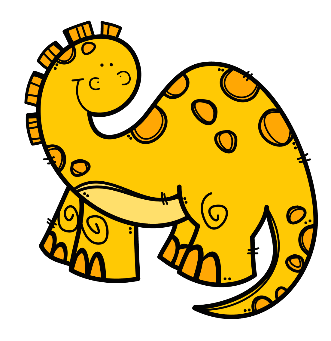 Dino pin page clipart logo 3