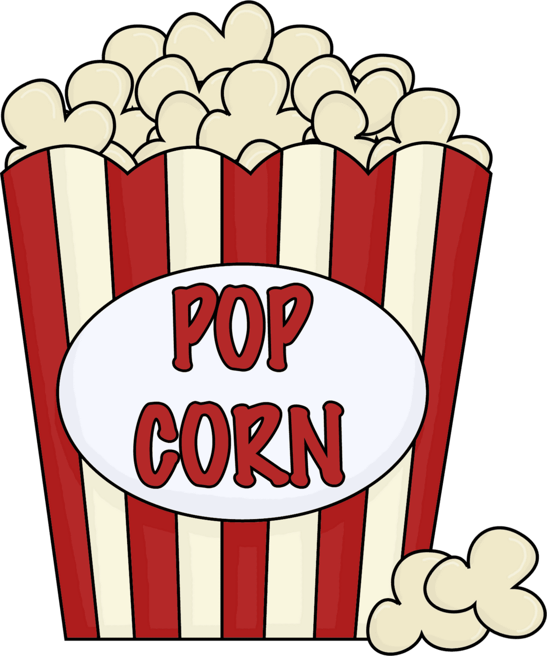 Corn theater clipart ideas movie themes vector