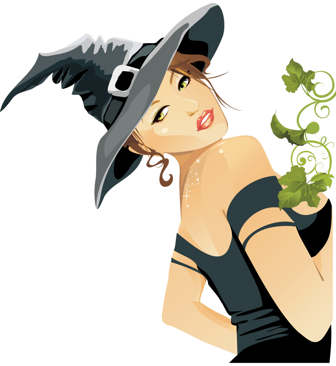 Witch clipart logo