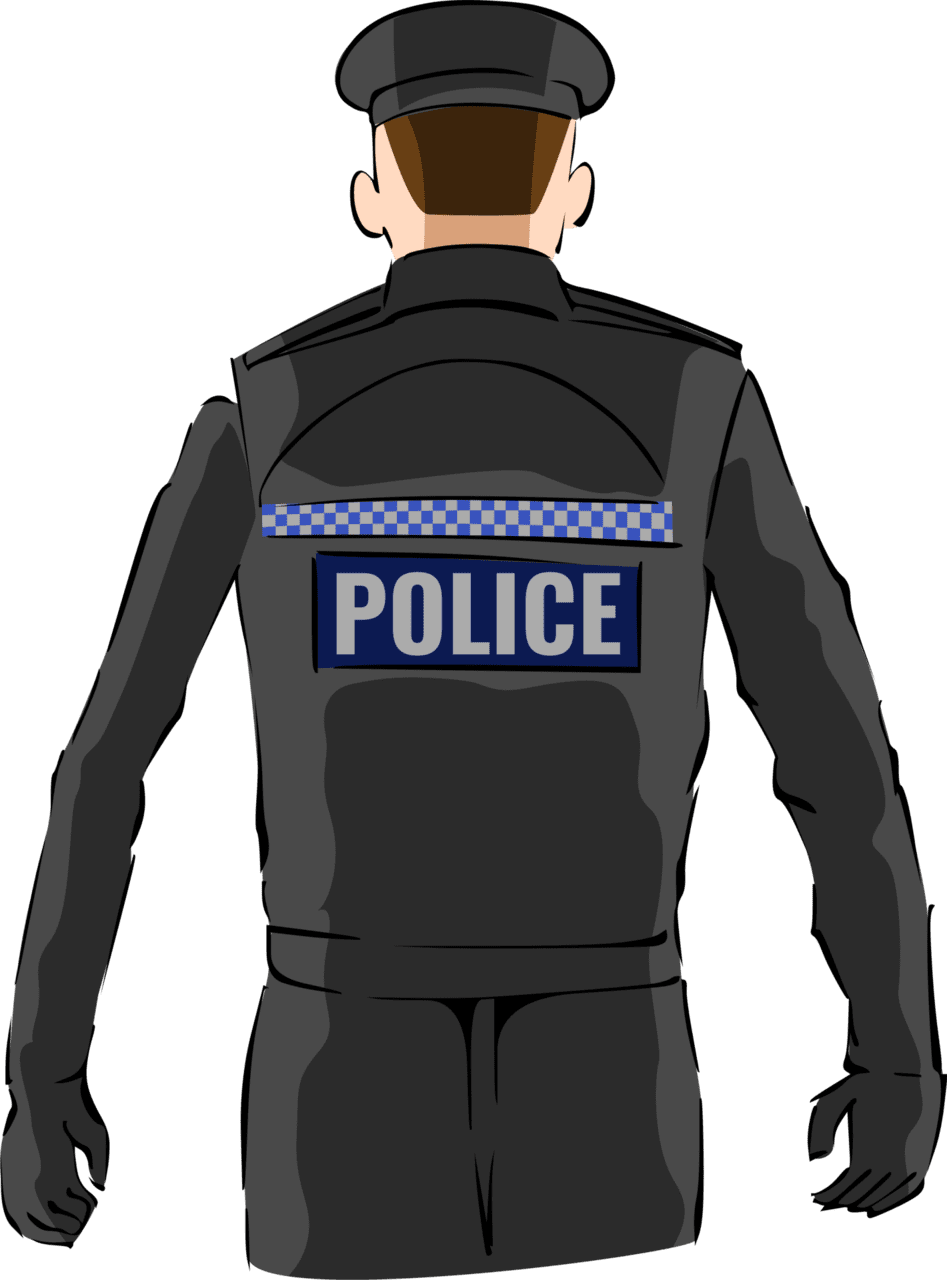 Police graphic clipart design picture