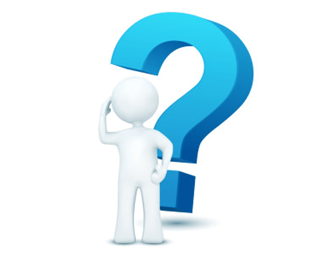 Question mark clipart thinking man background