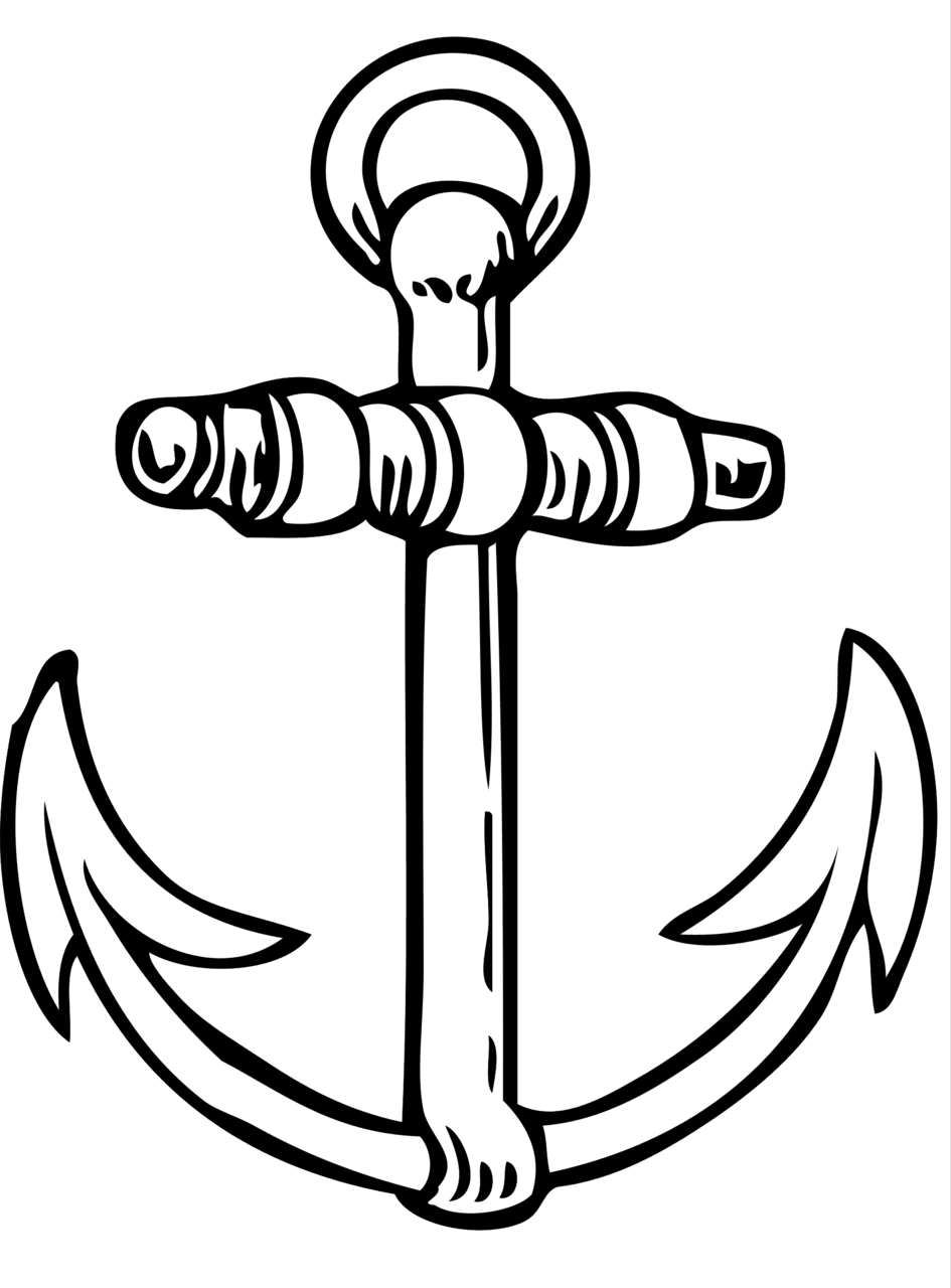 Anchor clipart vector