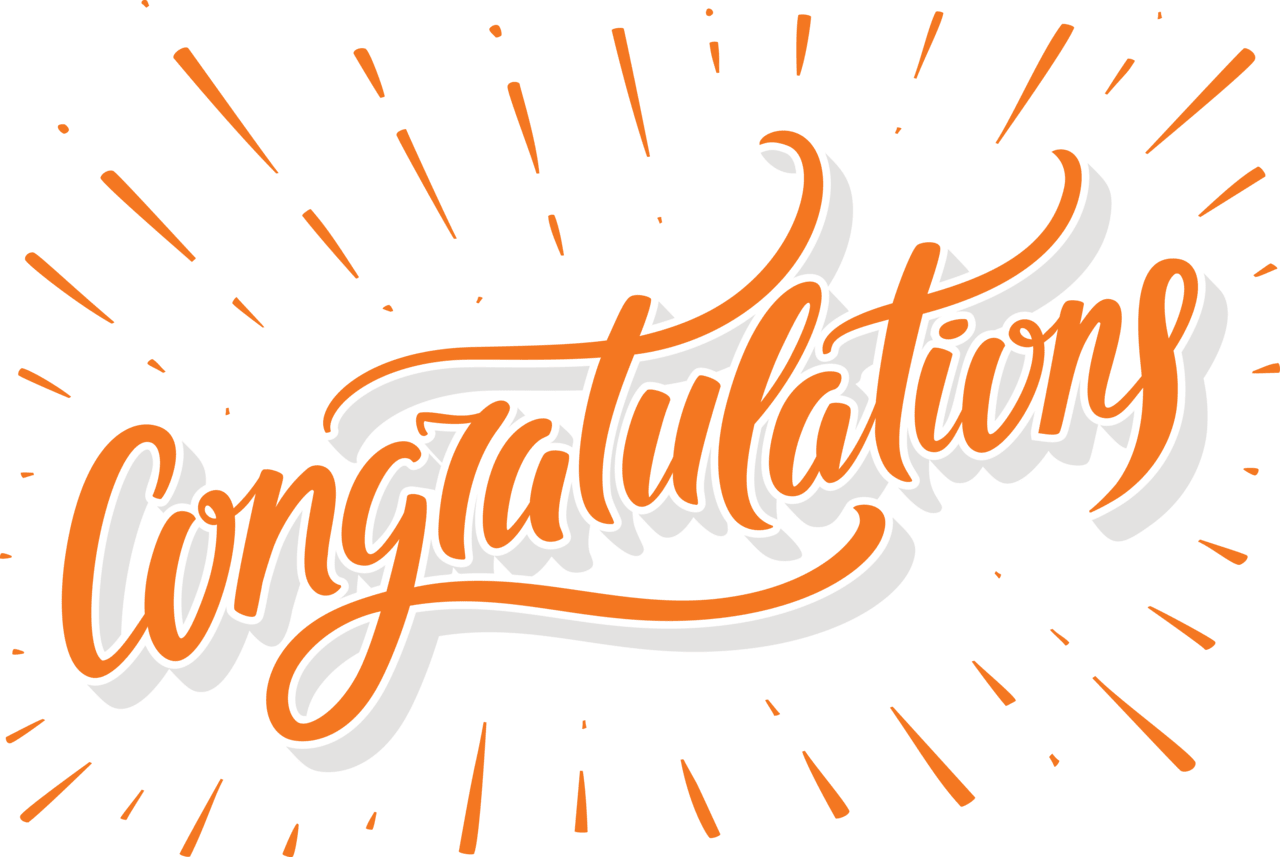 Congrats congratulation clipart image