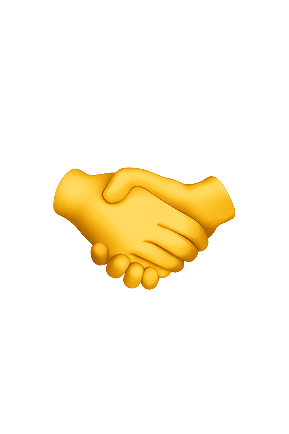 Handshake emoji clipart image