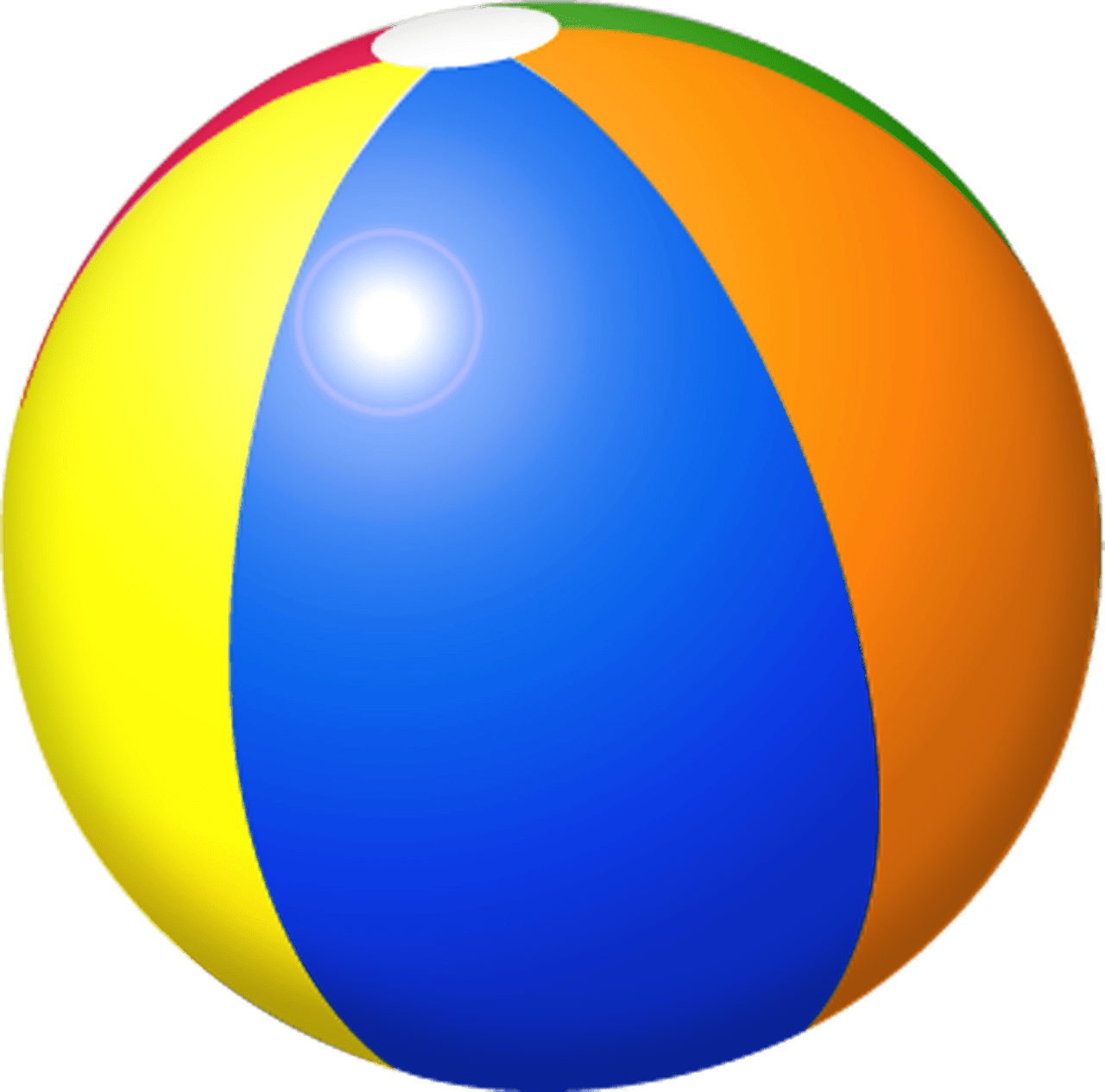 Beach ball clipart picture