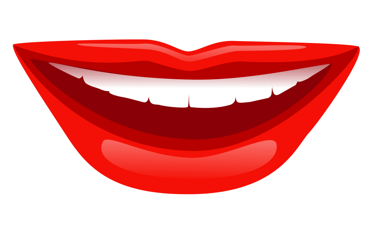 Smile lips image logos clipart