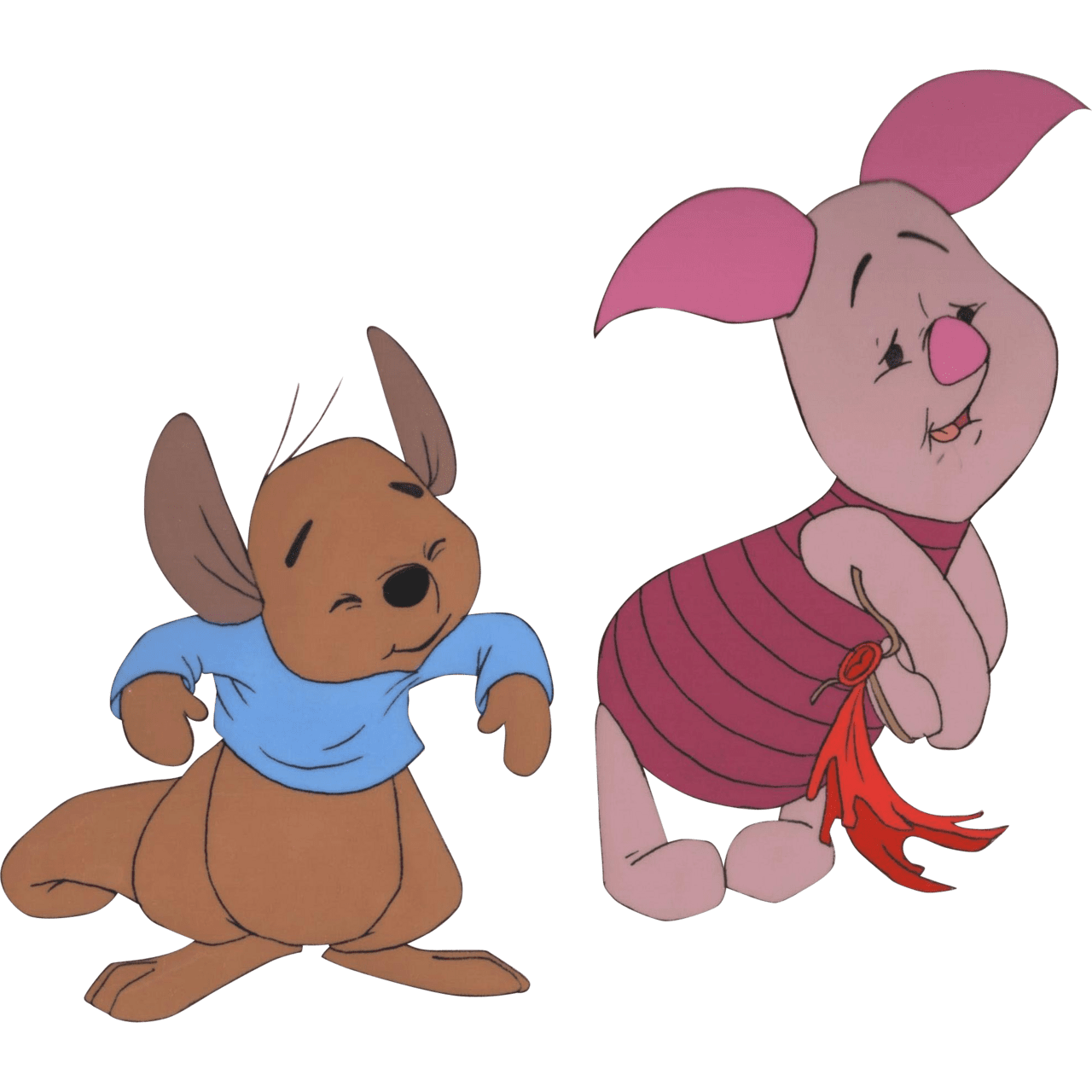 Piglet roo by walt disney studios production animation cel for sale ruby lane clipart photo