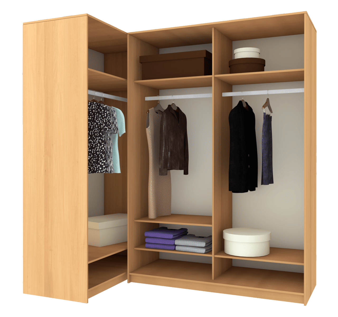 Bedroom cupboard clipart picture