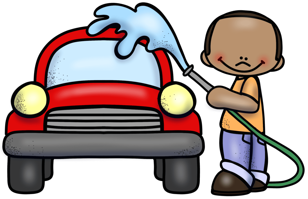 Cleaning pin page clipart image