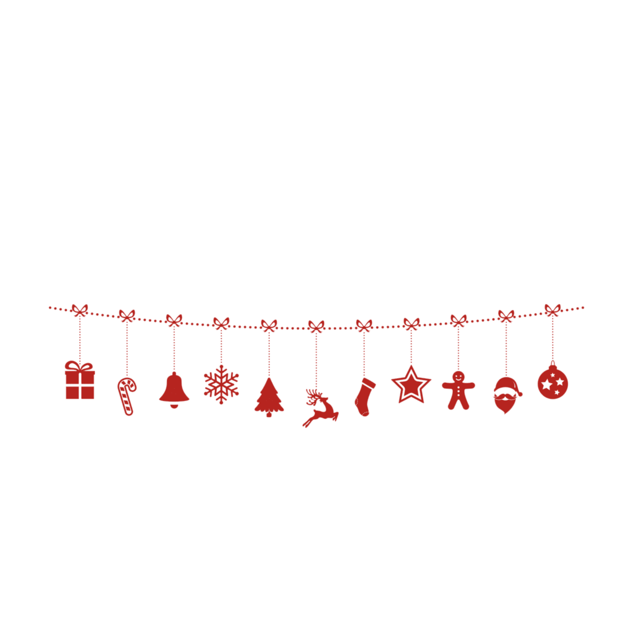 Christmas lights page clipart photo