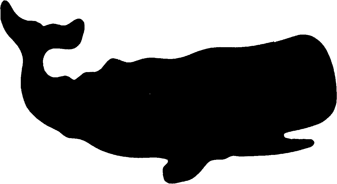 Whale image silhouette art clipart