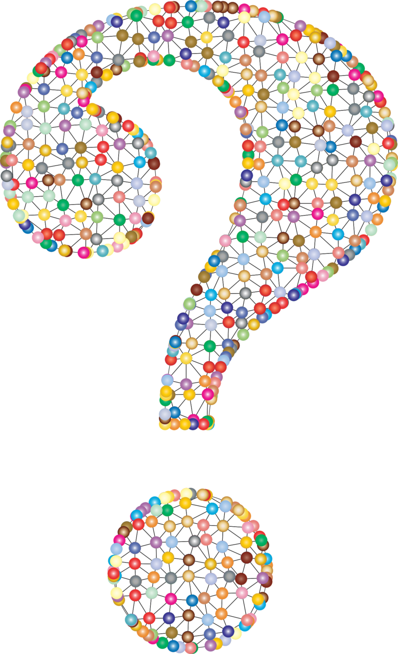 Frequently asked question mark clipart image with no background