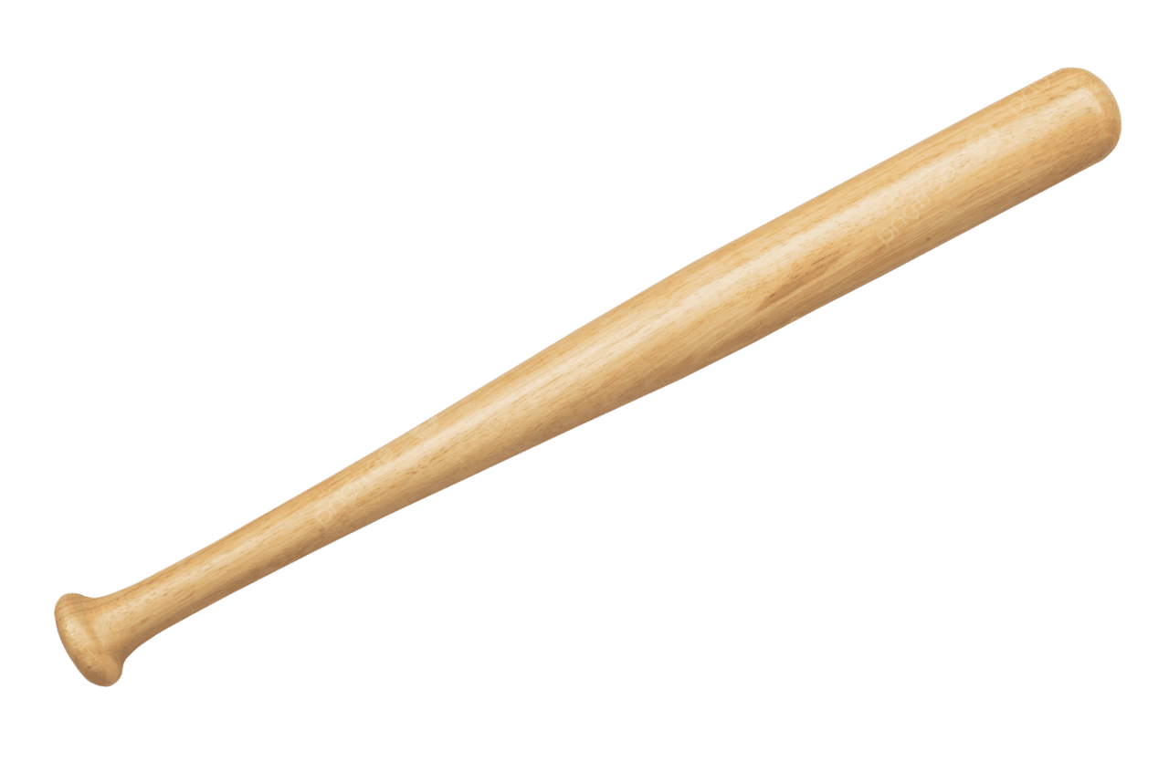 Baseball bat vector and clipart with background for