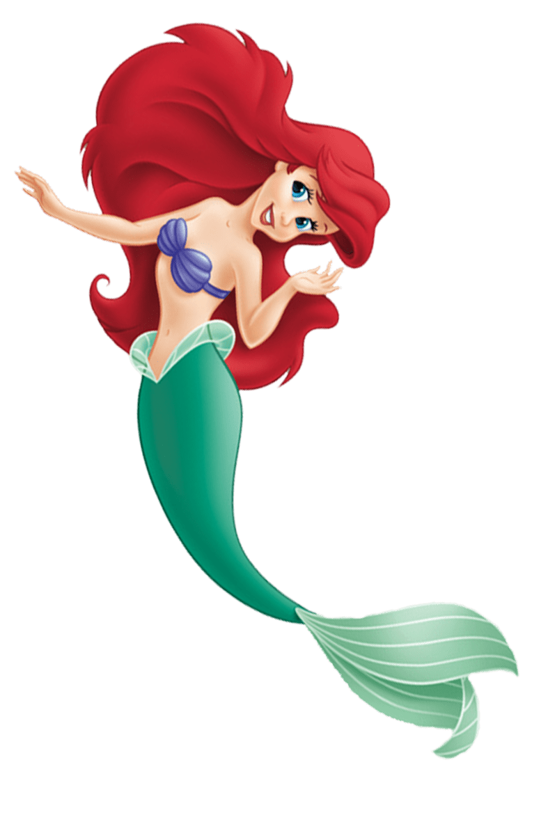 Mermaid sirenita ariel image clipart