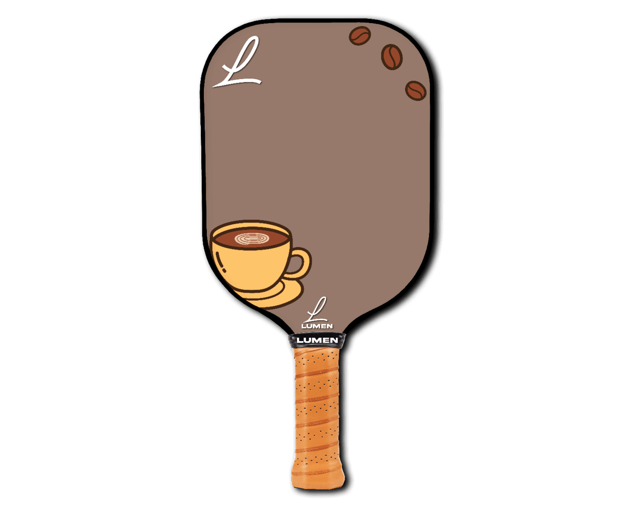 Pickleball the coffee vibe clipart transparent