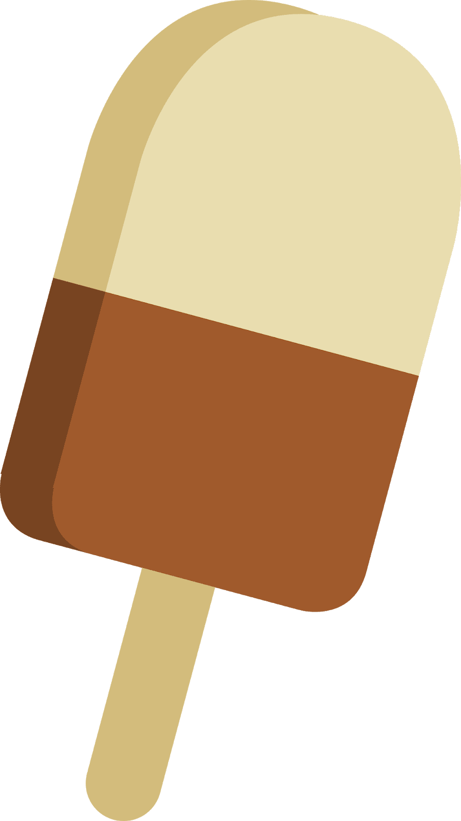 Icecream chocolate summer sweet desert popsicle vector clipart