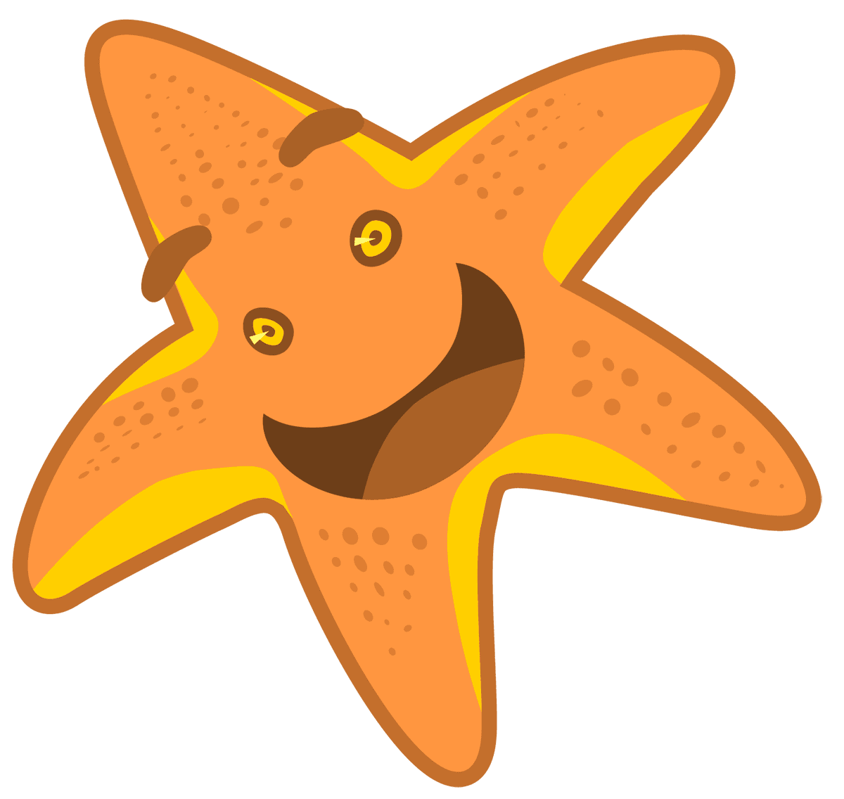 Starfish mundo de bita praia clipart photo