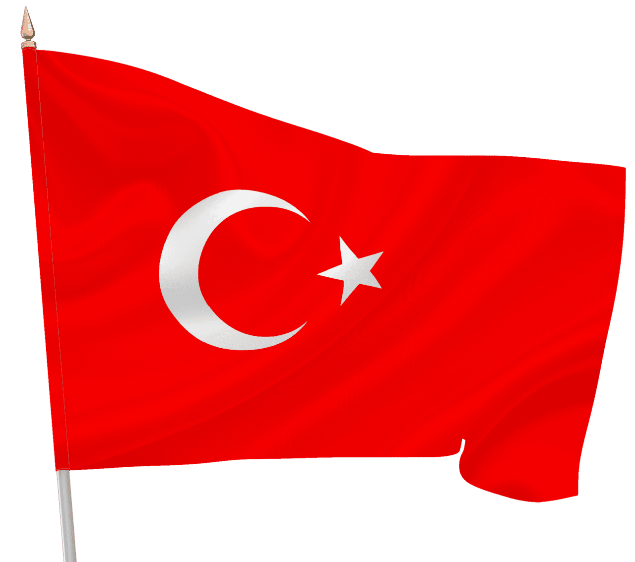 Turkish flag clipart collection background