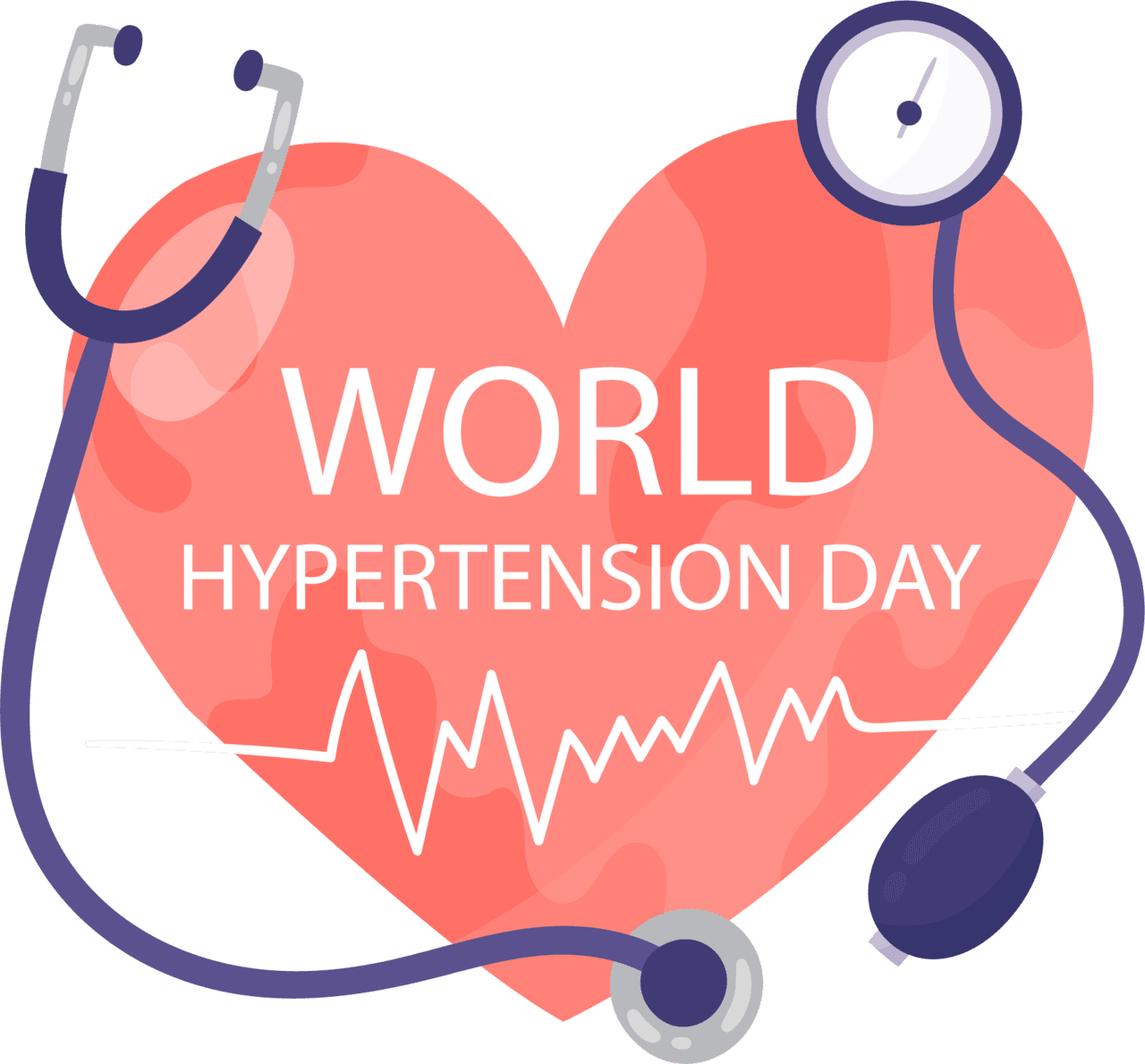 Congrats abstract hypertension day clipart free